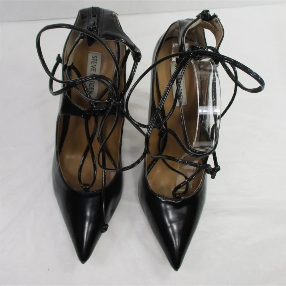 STEVE MADDEN Ankle Strap Heels Size 10 - Picture 3 of 8